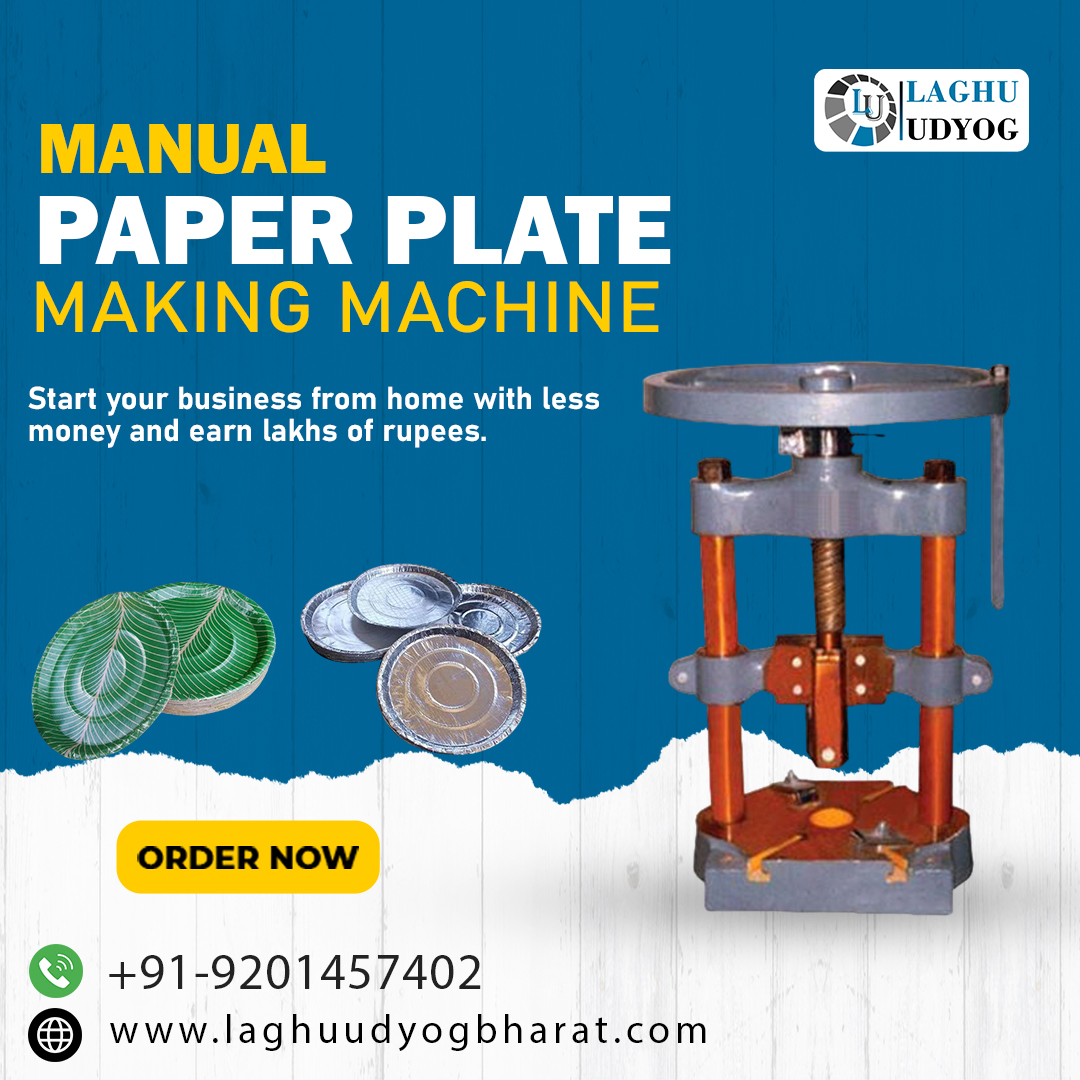 paper plate making machine